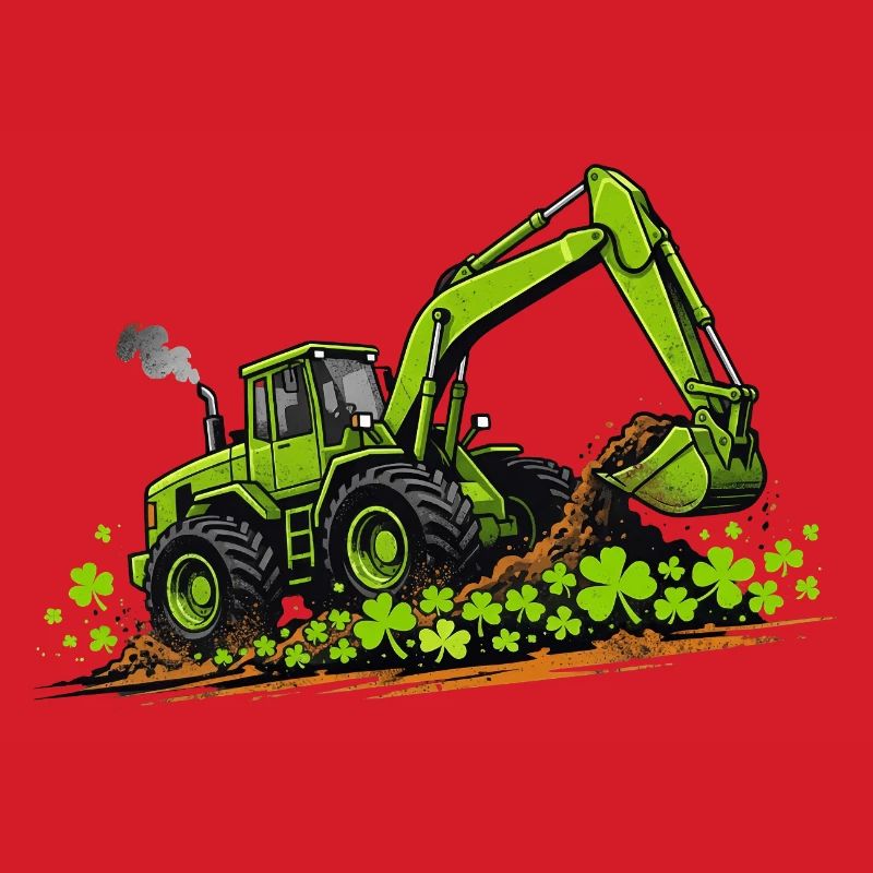 St. Patricks Day Bagger-Konstruktion