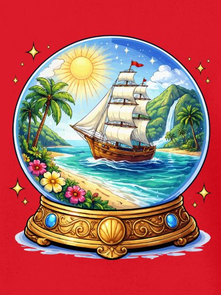 Ship's dream spherical image