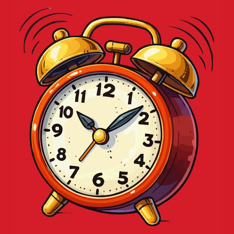 Wecker Comic Uhr