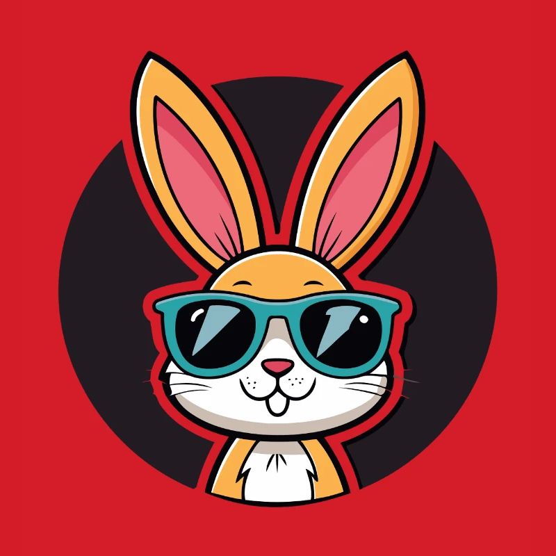 Solarbunny mit blauer Brille