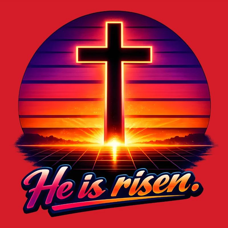 he is risen retro