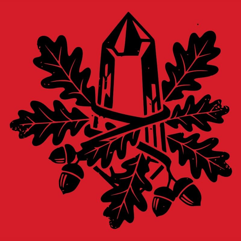 Crystal Oak Leaf Magic Forest