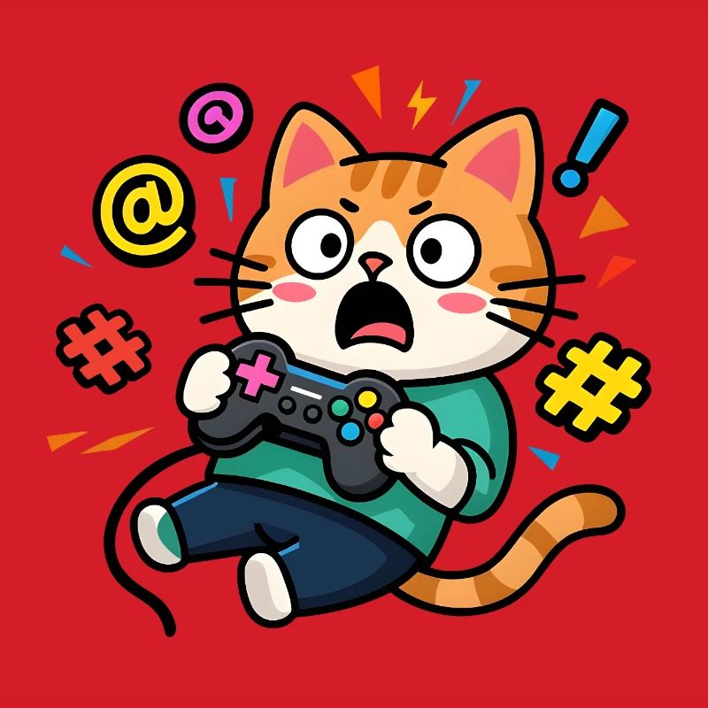 Gamer Cat Unleashed
