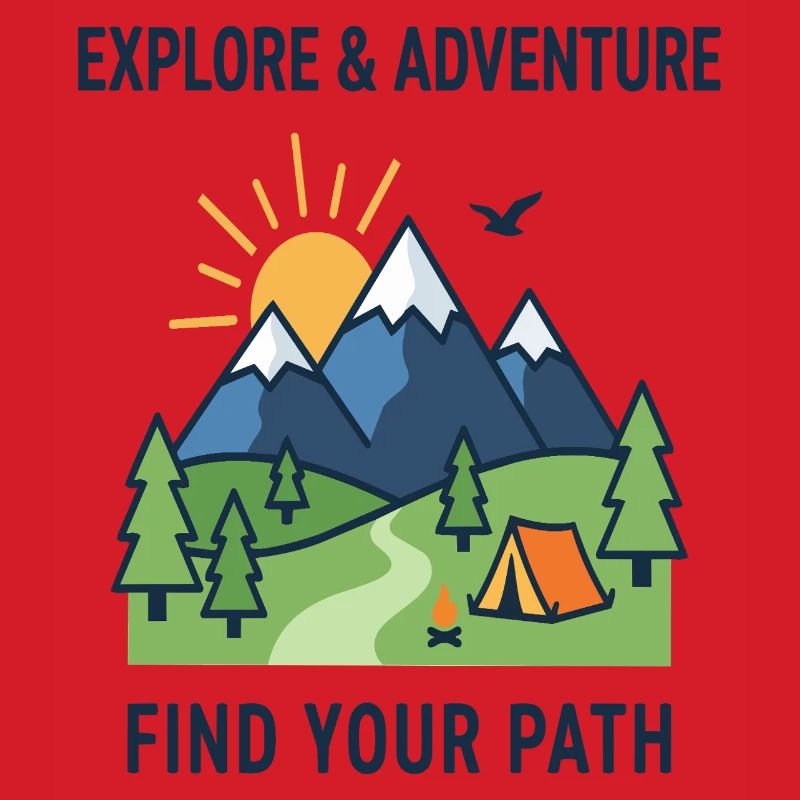 Explore Adventure Find Your Path Camping