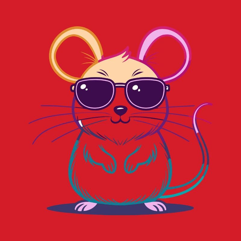 Rainbow Mouse Glasses