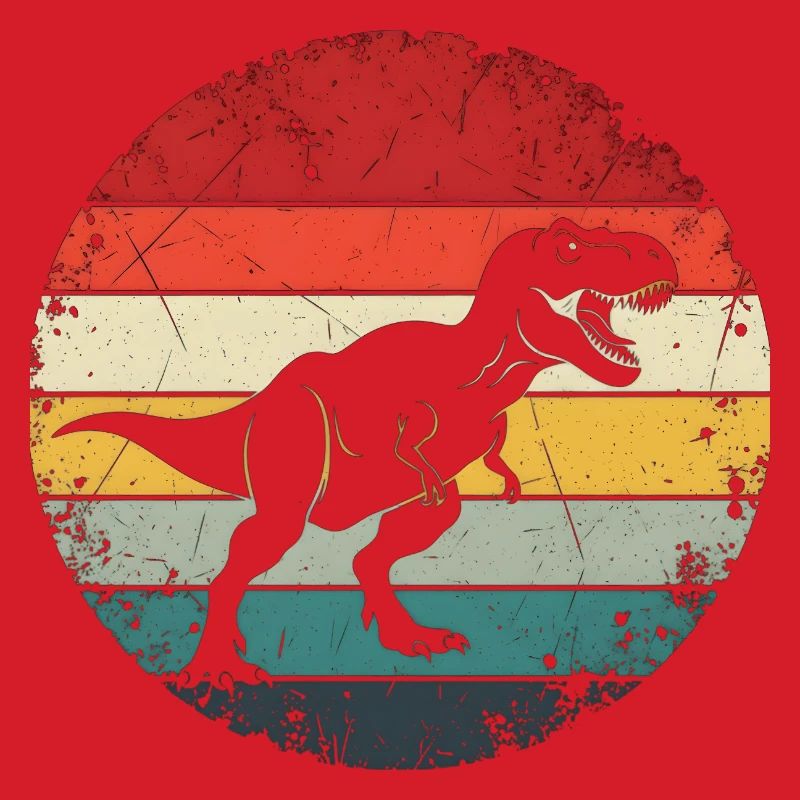 Dinosaurier-Geschenk – Retro-Dinosaurier-Dino-Dinosaurier