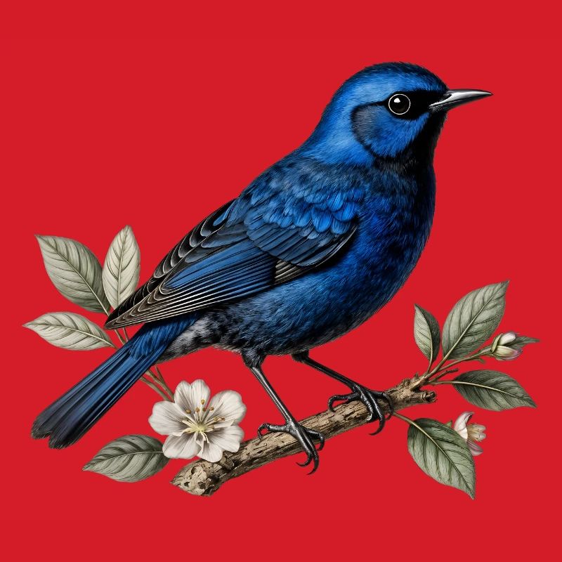Blauer Vogel Splendid Merion (Malurus splendens)