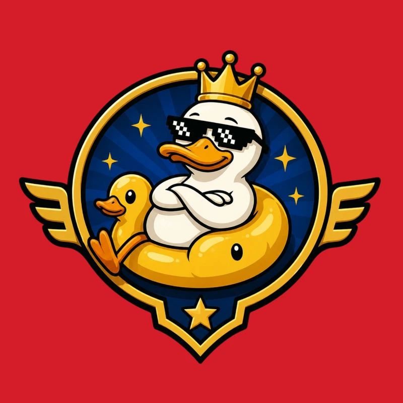 King Duck with Sunglasses