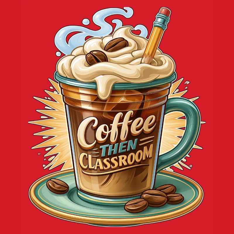 Kaffee und dann Klassenzimmer