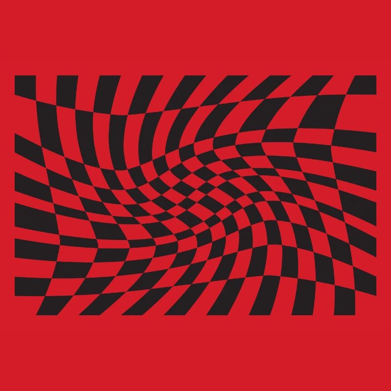 Warped Checker Optische Spirale