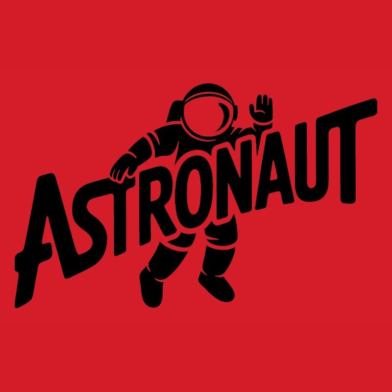 Astronaut - Cool Astonomy Logo