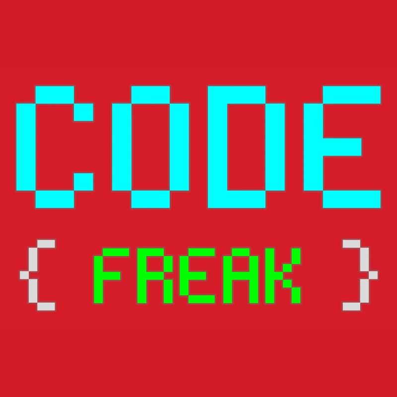 Pixel Code Freak Neon Tee