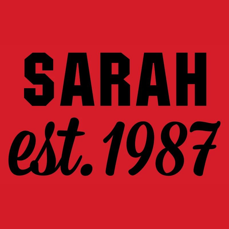 Sarah est 1987