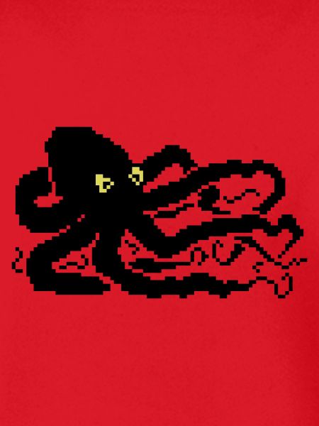 8bit pixel octopus