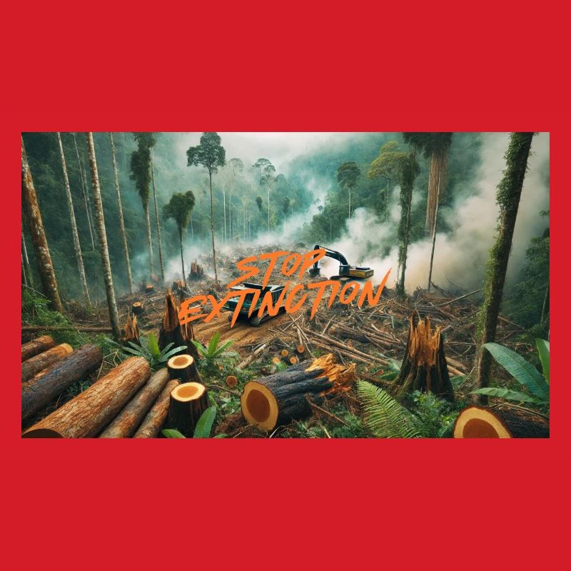 Stop Extinction: Waldschutz Design