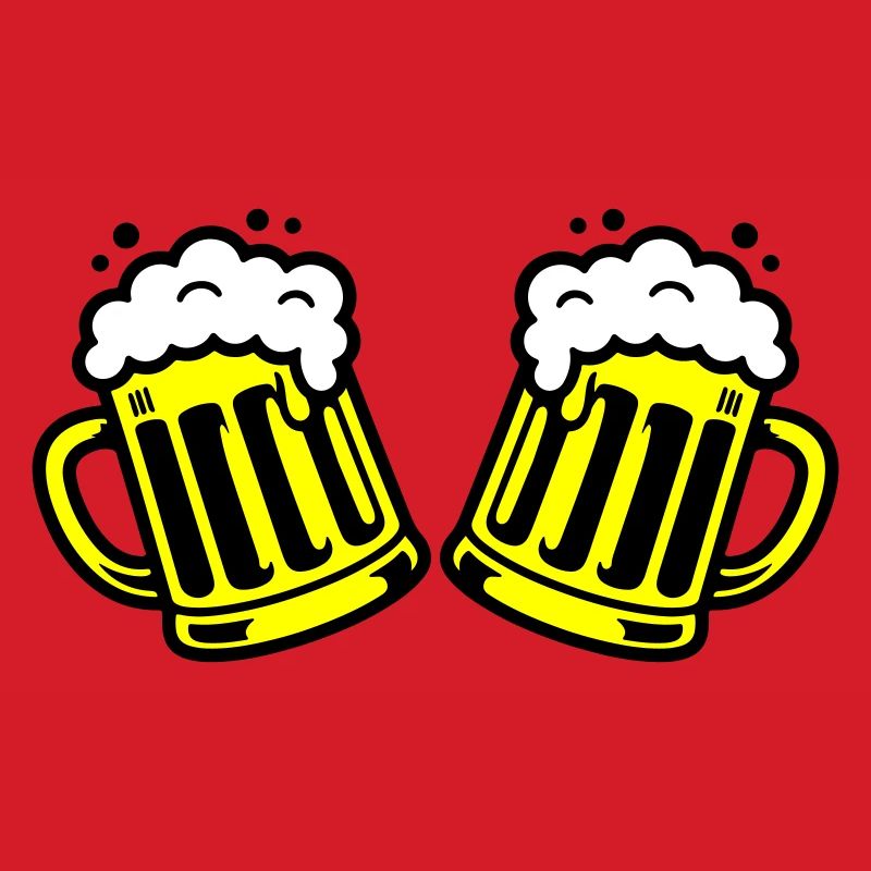 Bier Bierkrug Prost Comic