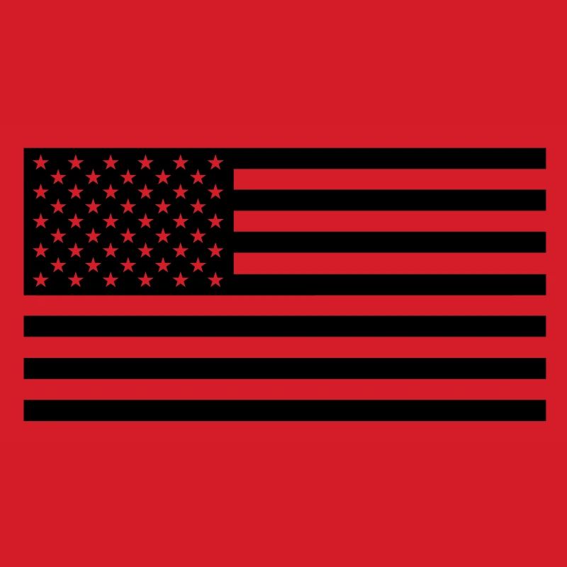 Black US flag