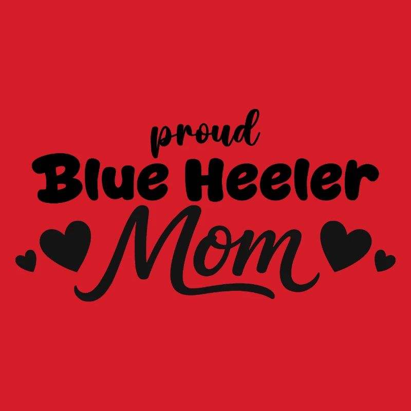  Stolze Blue Heeler Mutter, Australischer