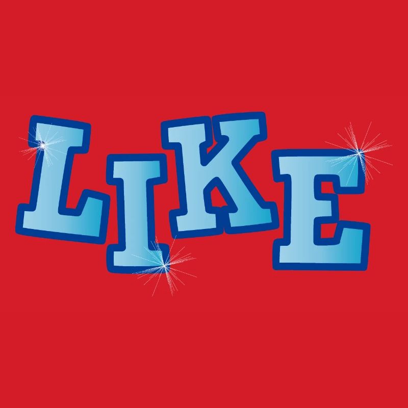 LIKE LETTERING with gloss