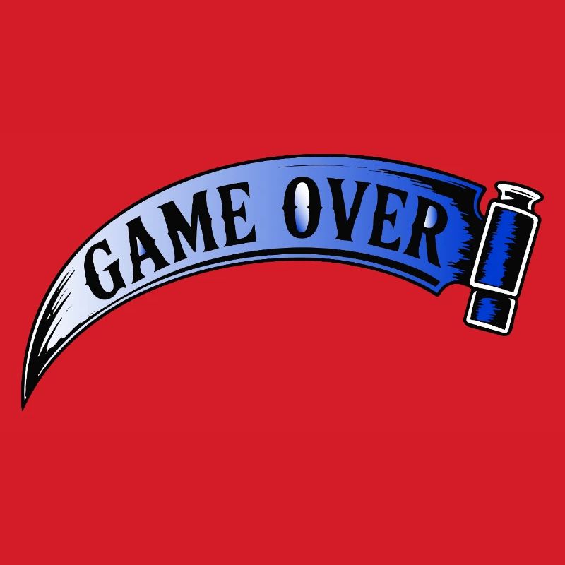 Game Over Retro Arcade Banner