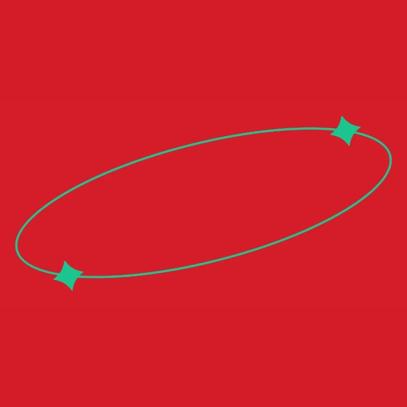 Elliptical Star Ring