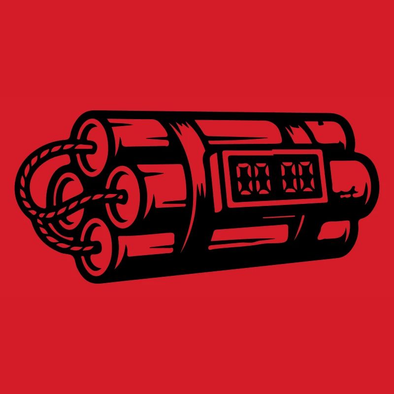 Zeitbombe Sprengstoff Dynamit