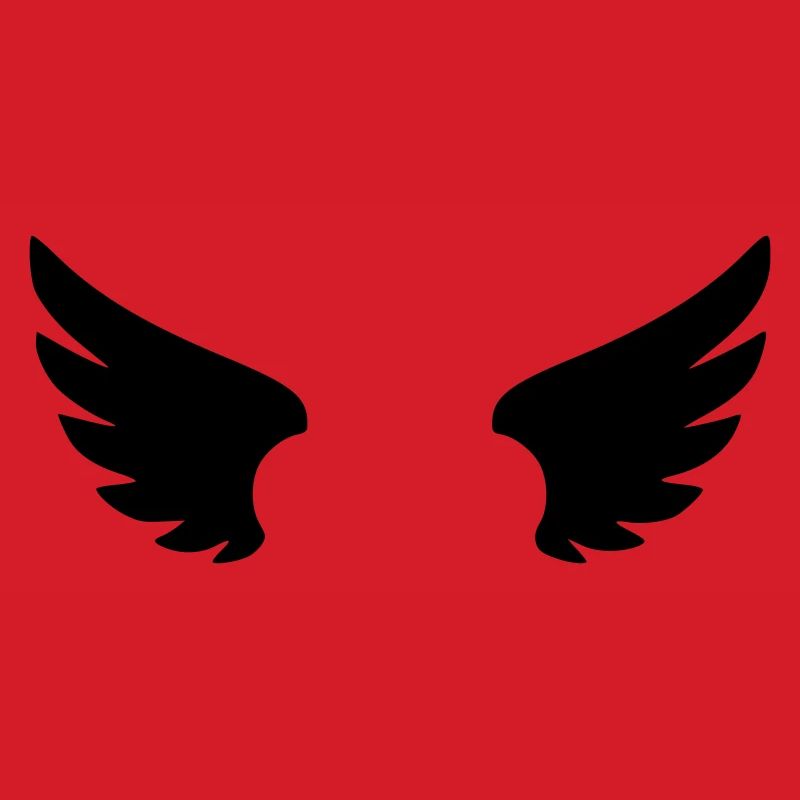 Engel Piktogramm | Schutzengel & Glaube Symbol