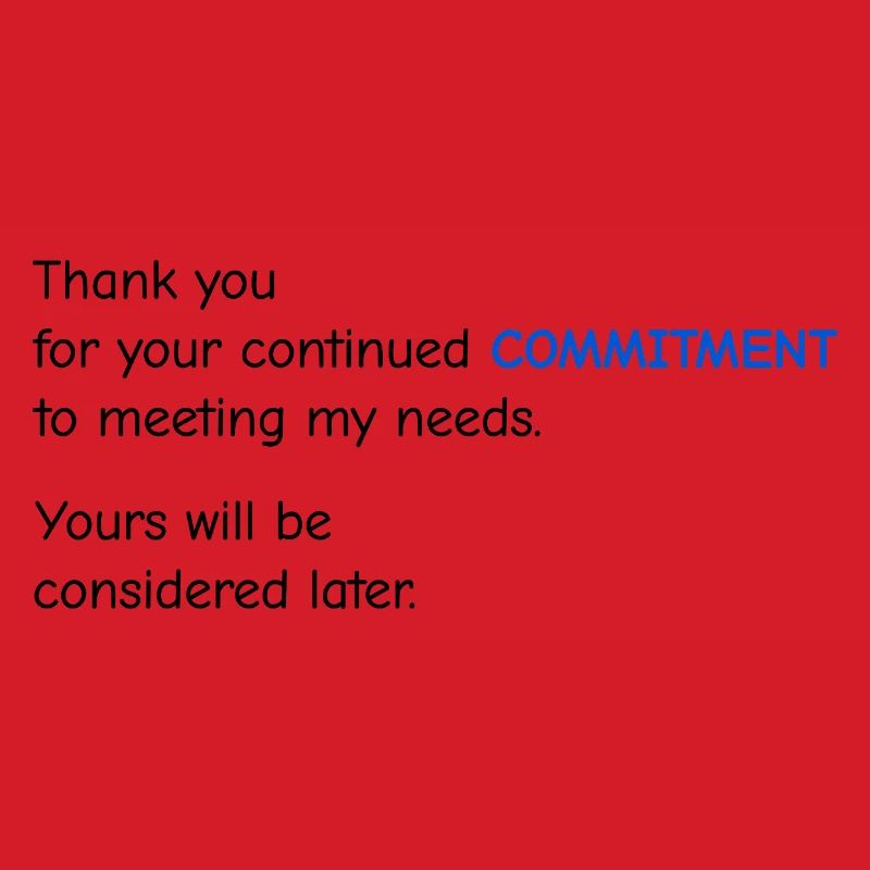 Baby Performance Review - Commitment