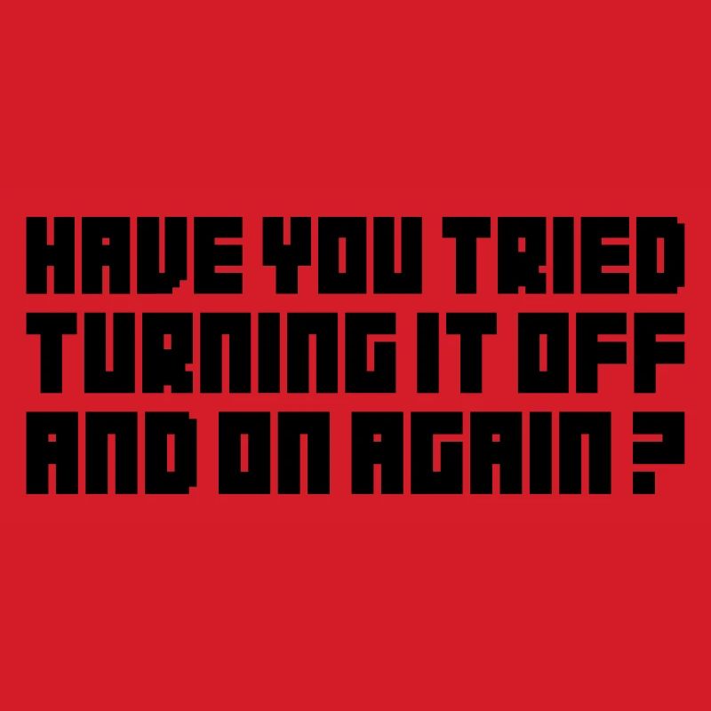 Turning It Off – Nerdiges Computer Statemen