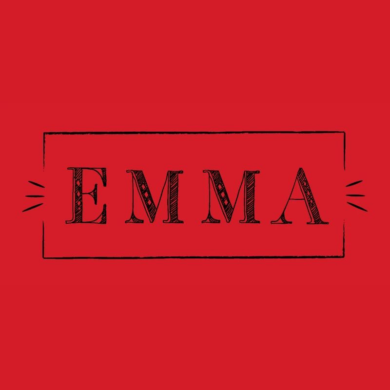 EMMA - name in a frame