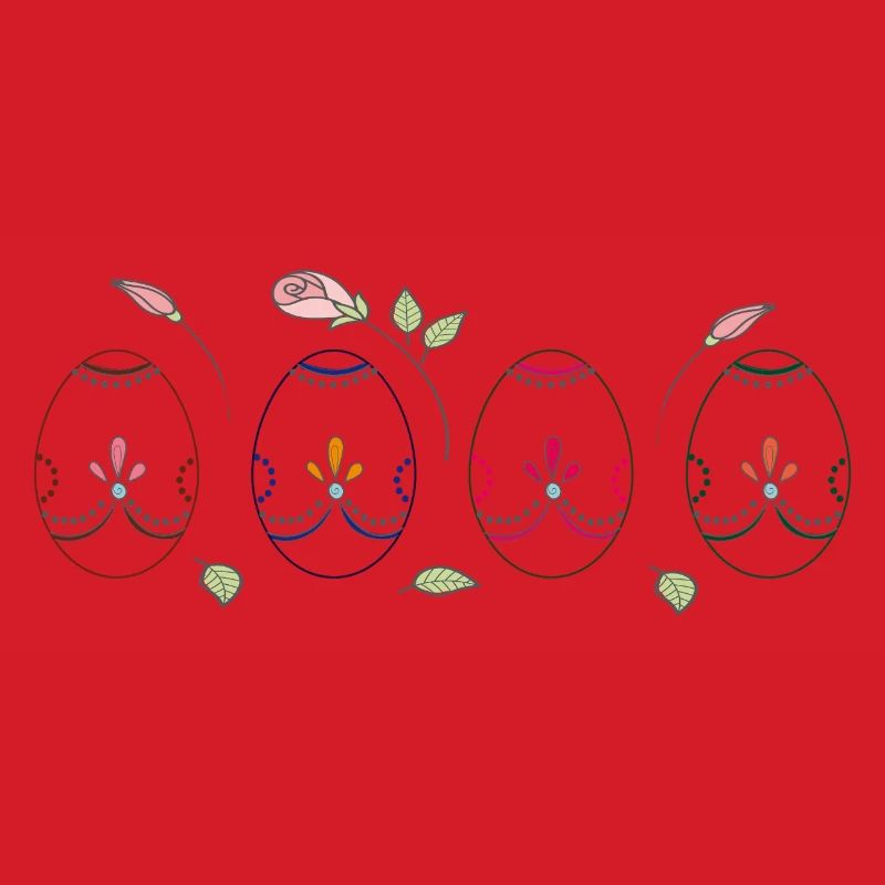colorful Easter eggs