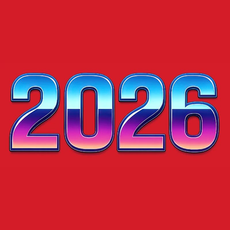 Neon 2026 Gradient Design
