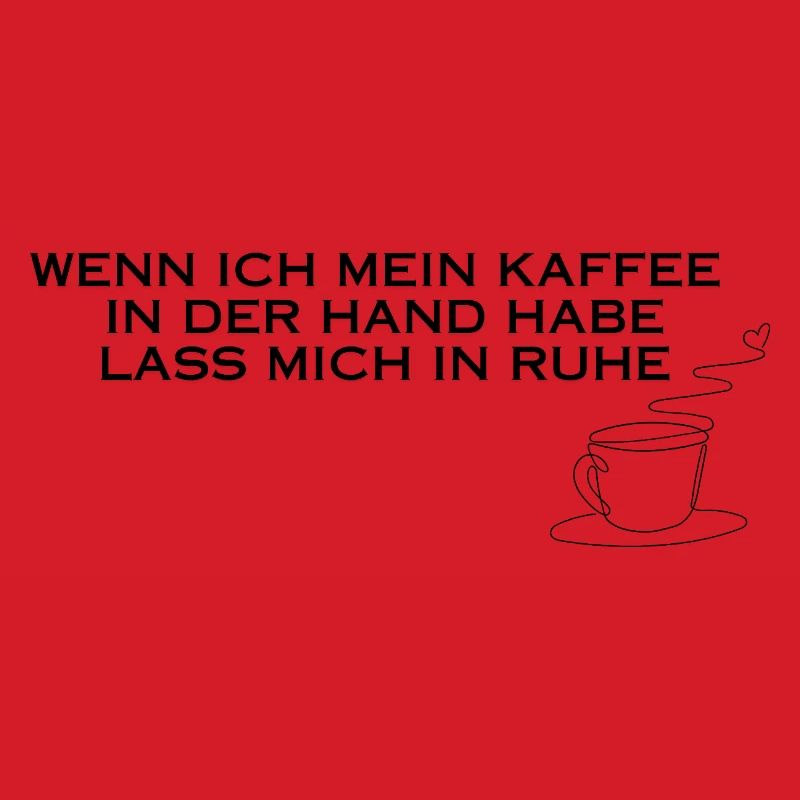 Kaffee in der Hand