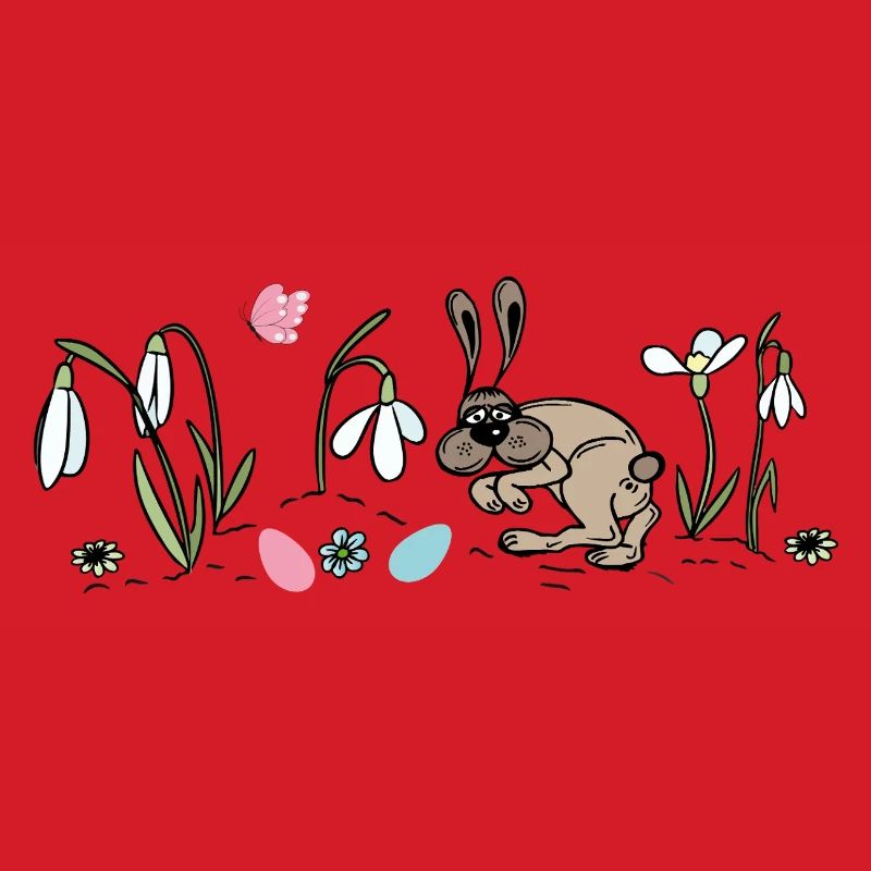 Easter Bunny in Spring