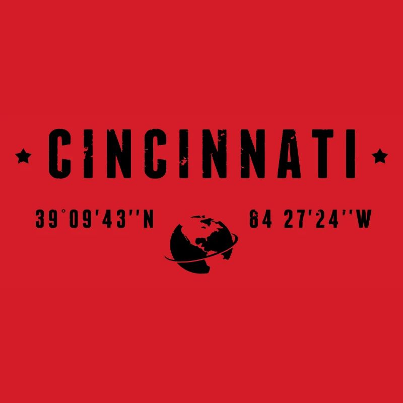 Cincinnati Ohio Coordinates Gps Globe