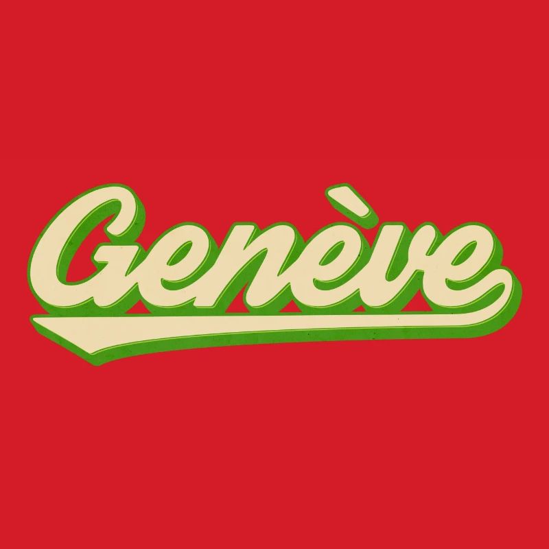 Genève Retro Script Lime