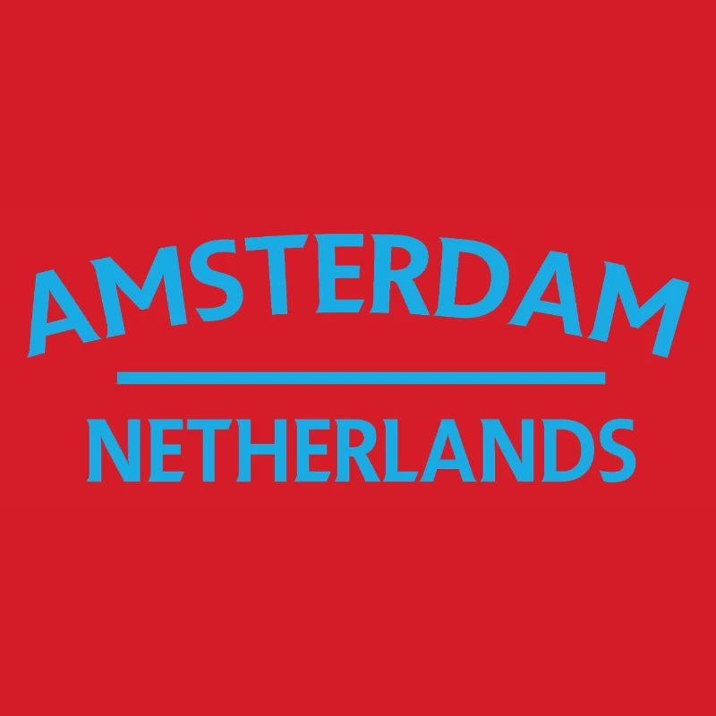Amsterdam – Niederländisches Textdesign
