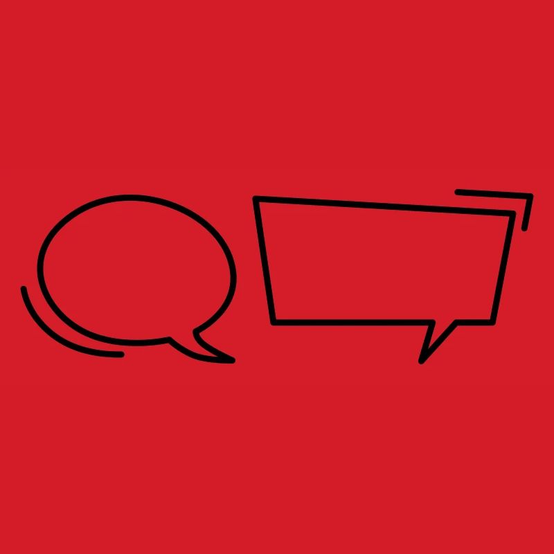 Comic speech bubbles