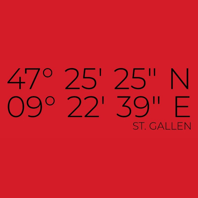 Coordinates St. Gallen
