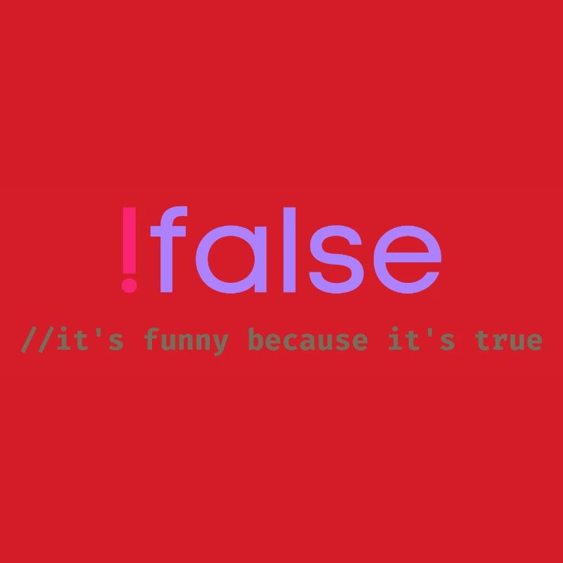 Ifalse Funny Coder Programmierungswortspiel