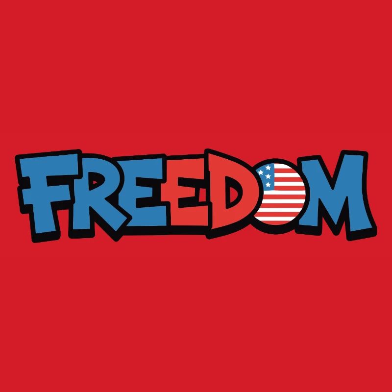 Freedom Typografie Statement Design