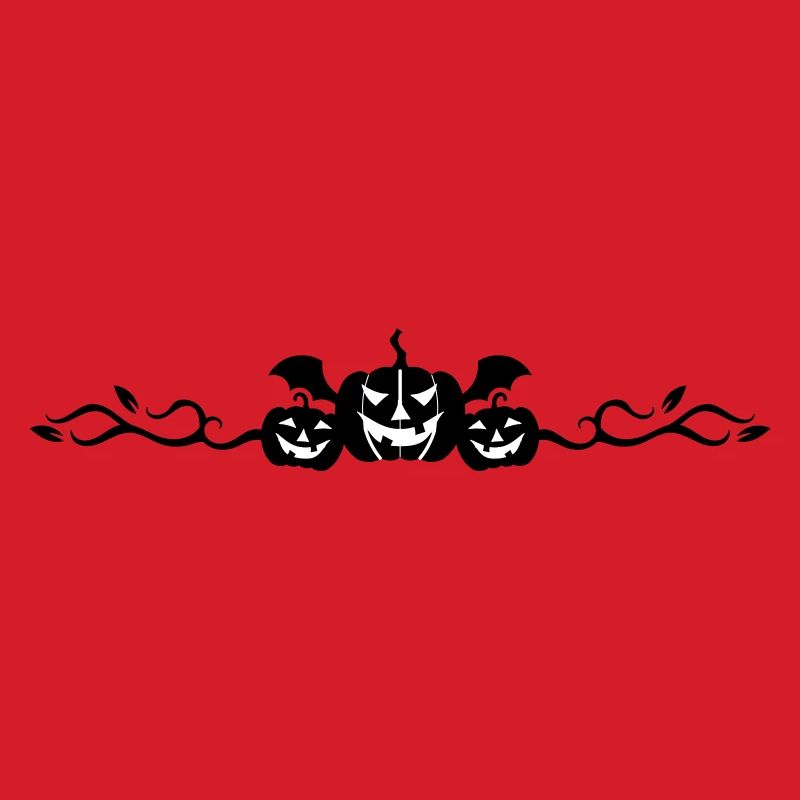 Halloween set of pumpkins