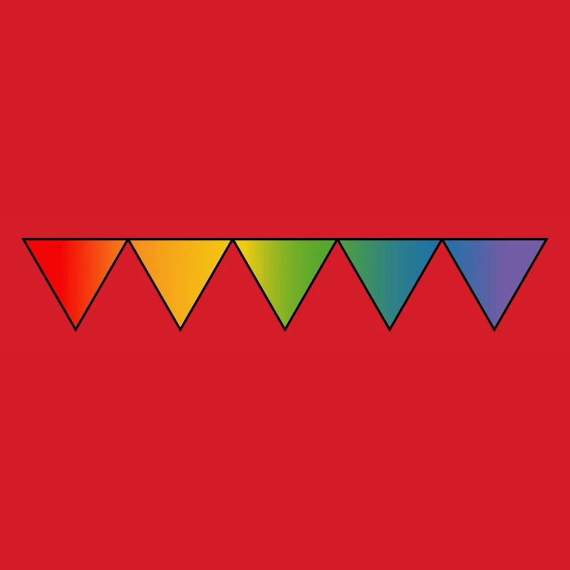 Regenbogen queer triangles