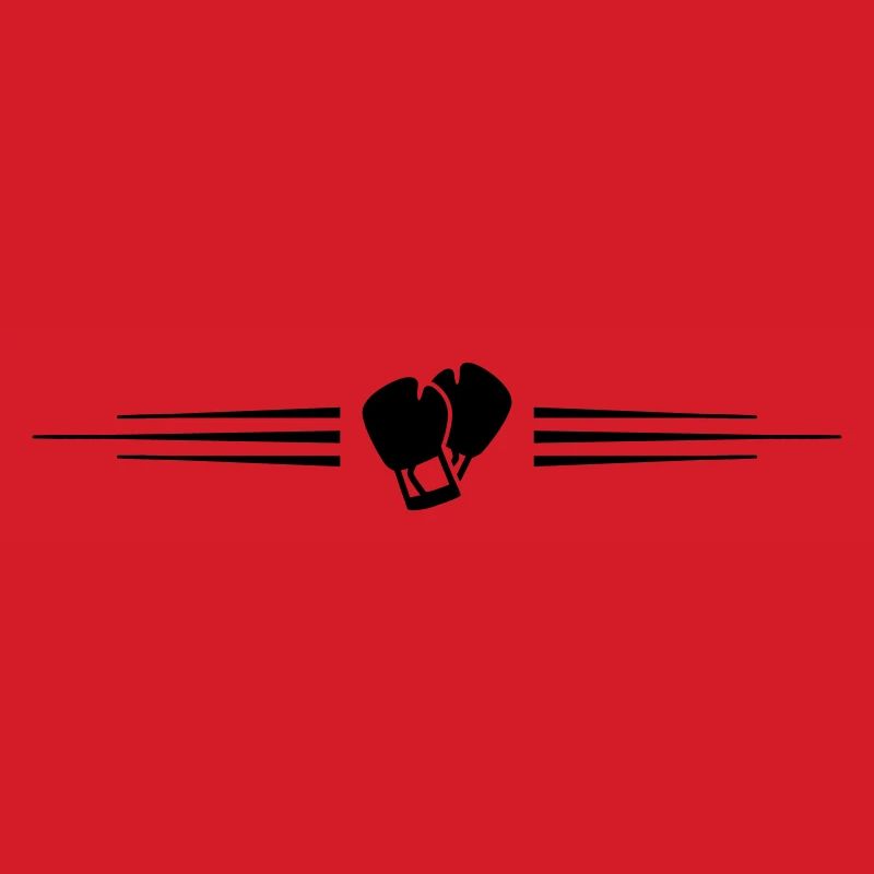 Ligne de gants de boxe