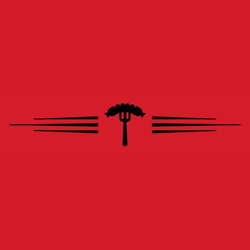 Sausage, fork, currywurst