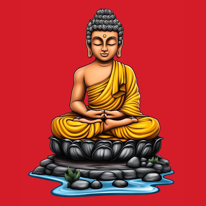 Buddha bei Meditation