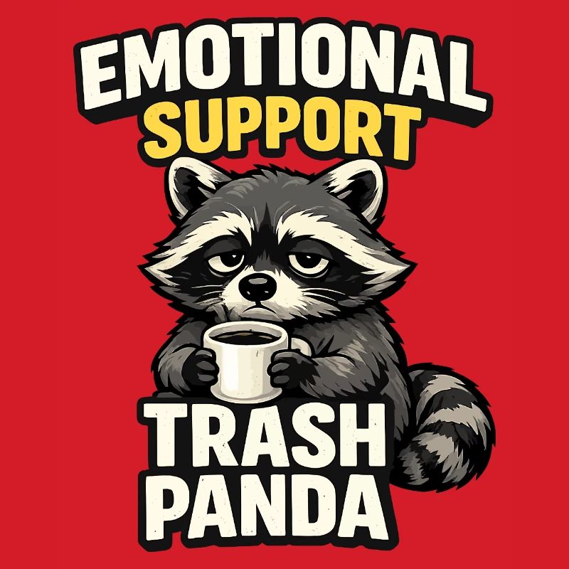 Emotionale Unterstützung Trash Panda