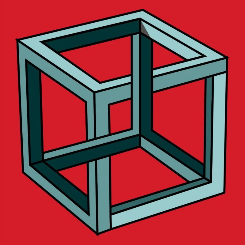 Escher Impossible Cube