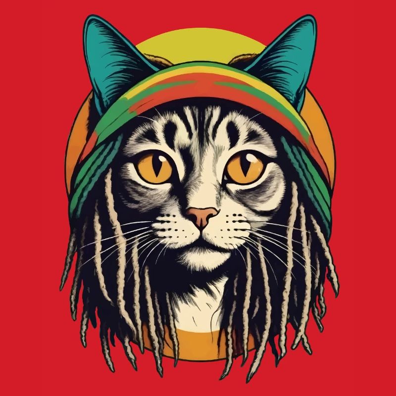 Coole Rasta-Katze