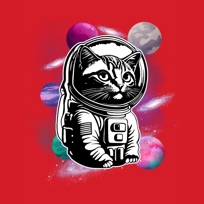 "Astronaut Cat - Kosmischer Entdecker